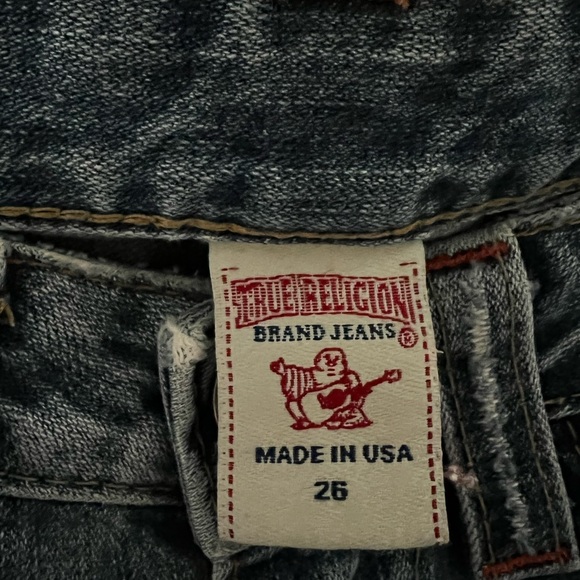 True religion Joey distressed women’s jeans size 25 inseam 28” - Picture 3 of 9